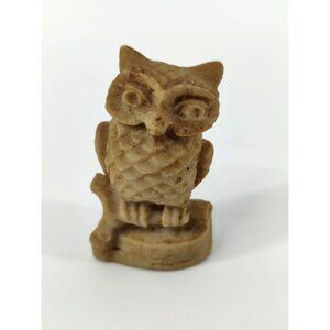 Vintage Resin Owl Figurine